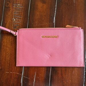 Michael Kors Vibrant Pink Wristlet